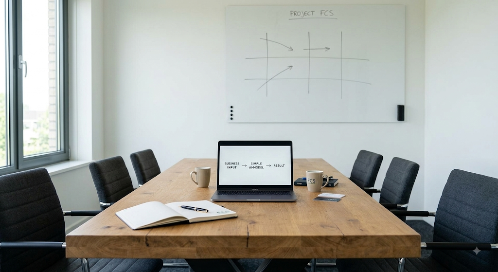 Project FCS: business input wordt omgezet in een simpel AI-model en resultaat